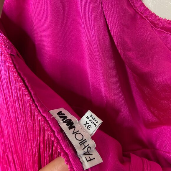 Fringe Dress Pink - Picture 4 of 4